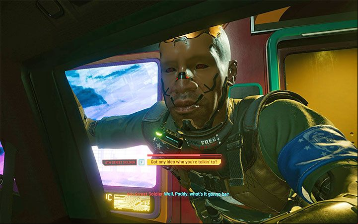 During the ride, you can choose the next dialogue options to talk to the Padre - Cyberpunk 2077: The Streetkid walkthrough - Streetkid life path quest - Life path quests - Cyberpunk 2077 Guide