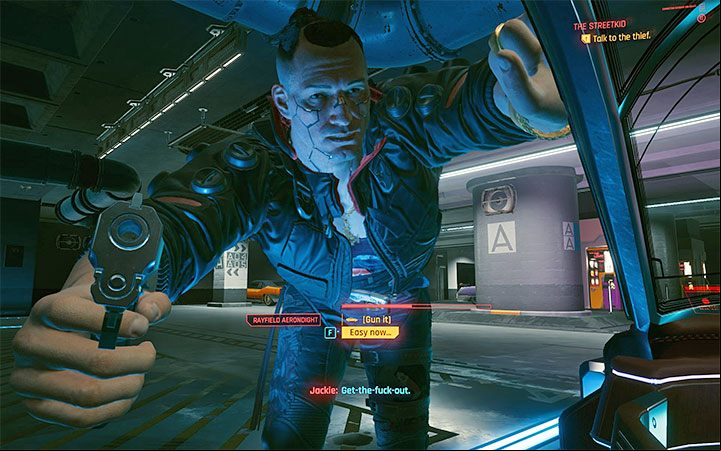 If you chose the Streetkid life path, you will meet Jack for the first time in a rather unpleasant situation - he will stop V when you are trying to steal a luxury car - Cyberpunk 2077: Jackie Welles - companion - Companions - Cyberpunk 2077 Guide