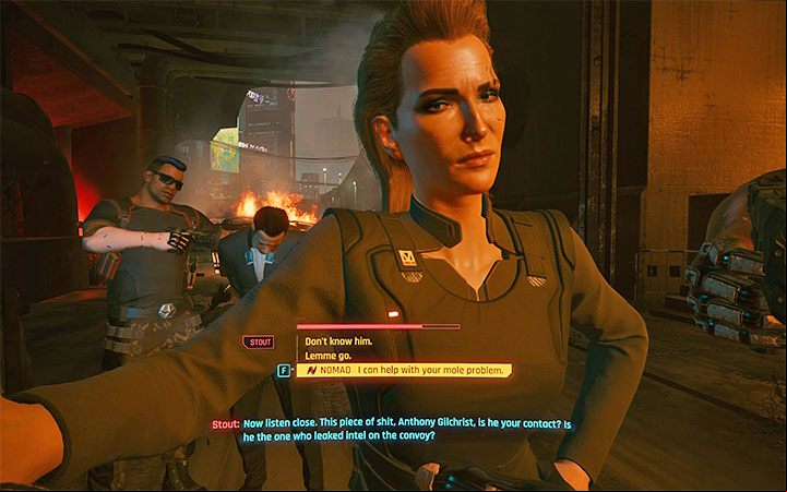 Yes, during the quests special dialog options related to the origin / past of V will appear in the example in the picture above, it is a unique line for Nomad - Cyberpunk 2077: Character origin - does it matter? - Walkthrough - Cyberpunk 2077 Guide