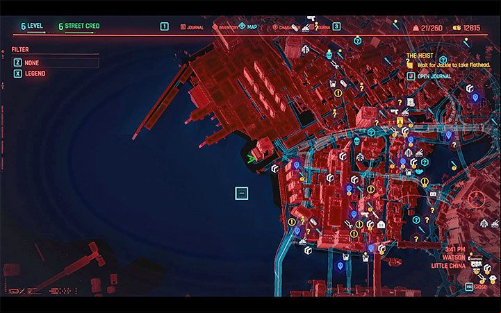 When you open the world map for the first time, you may get the impression that it is quite empty, but this is misleading - Cyberpunk 2077: Tips and tricks - Basics - Cyberpunk 2077 Guide