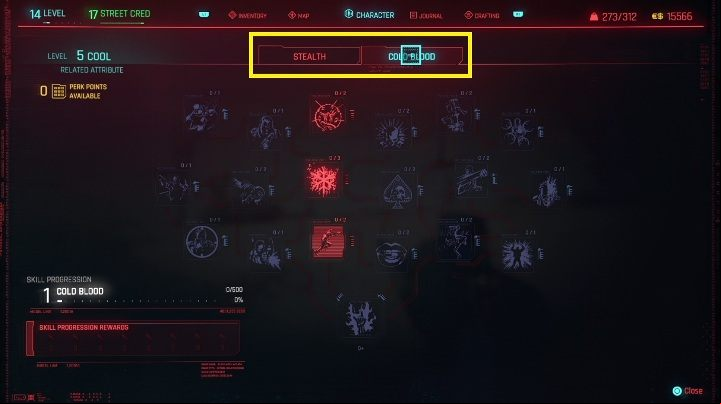 There are 12 different skills that you develop over time - Cyberpunk 2077: Character development Guide - Basics - Cyberpunk 2077 Guide