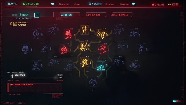 Body affects - Cyberpunk 2077: Character development Guide - Basics - Cyberpunk 2077 Guide