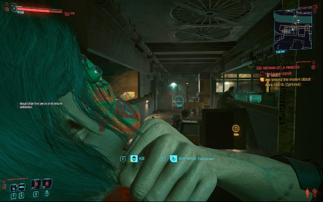 If you want to silence your enemies with strong grips you can attack them by surprise - Cyberpunk 2077: Stealth & quiet combat guide - Basics - Cyberpunk 2077 Guide