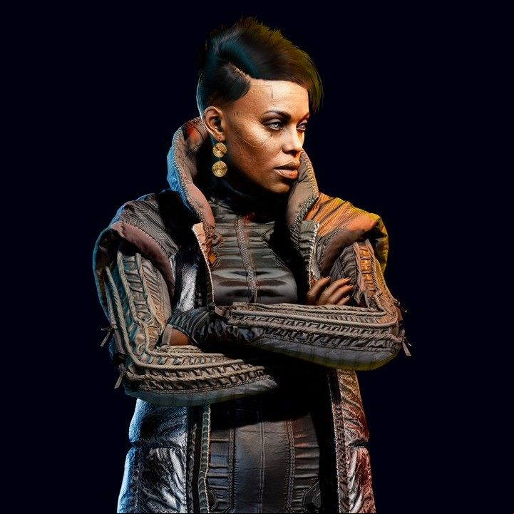 Voodoo Boys are led by Maman Brigitte presented in the picture above - Cyberpunk 2077: Factions - general information - Basics - Cyberpunk 2077 Guide