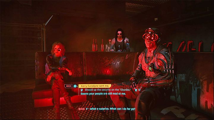 You can meet Brick again during the Second Conflict side mission associated with Kerry Eurodyne - Cyberpunk 2077: How to free Brick? - Puzzle solutions - Cyberpunk 2077 Guide