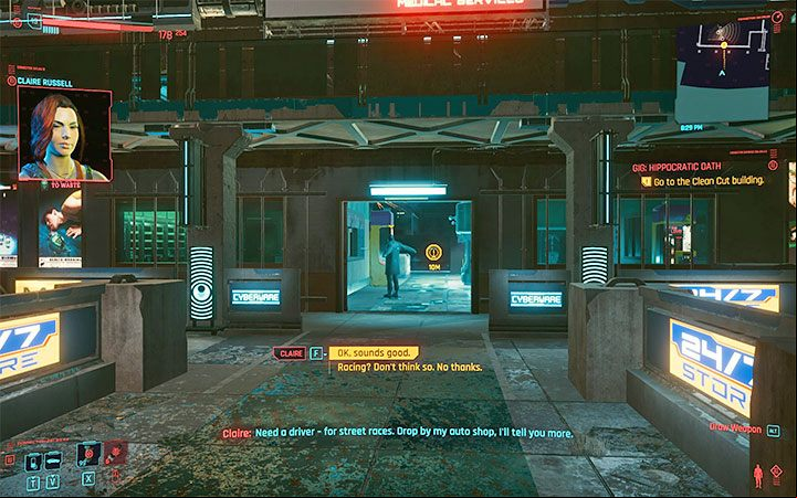How to start a quest: The series of car racing related quests is unavailable at the start of the game - Cyberpunk 2077: The Beast In Me walkthrough - Exploration - Cyberpunk 2077 Guide