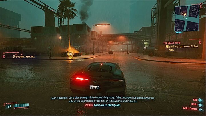 If you chose the second option, go after Sampson - Cyberpunk 2077: The Beast In Me walkthrough - Exploration - Cyberpunk 2077 Guide
