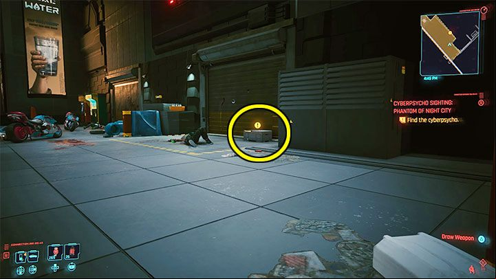 Start sneaking and don't come near the boss visible in the distance - Cyberpunk 2077: How to unlock mantis blades? - Cyberware - Cyberpunk 2077 Guide