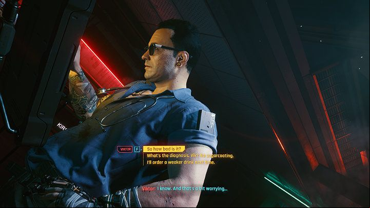 V will lose consciousness again and wake up in Viktor's clinic - Cyberpunk 2077: Nocturne OP55N1 walkthrough - Act 3 - Cyberpunk 2077 Guide
