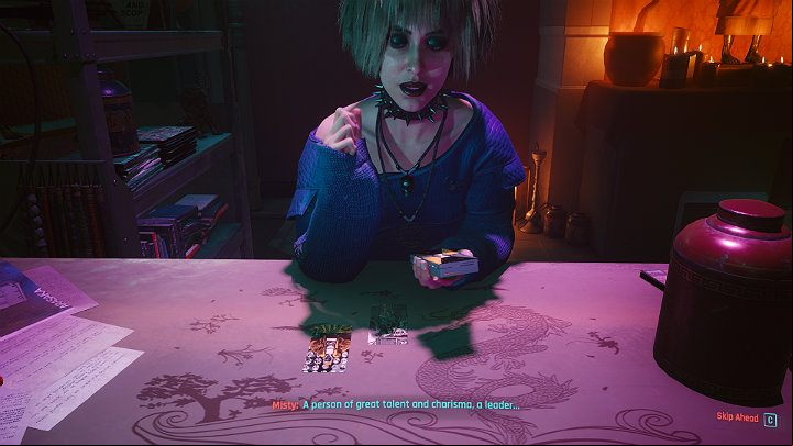 Take the elevator to street level, then talk to Misty and enter the store with her to wait for Hanako's driver to take you to the Yorinobu residence - Cyberpunk 2077: Nocturne OP55N1 walkthrough - Act 3 - Cyberpunk 2077 Guide