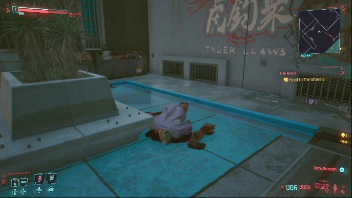 If you start talking to the man, asking about a problem or just ignore him, he will explode - Cyberpunk 2077: Burning Desire walkthrough - Exploration - Cyberpunk 2077 Guide