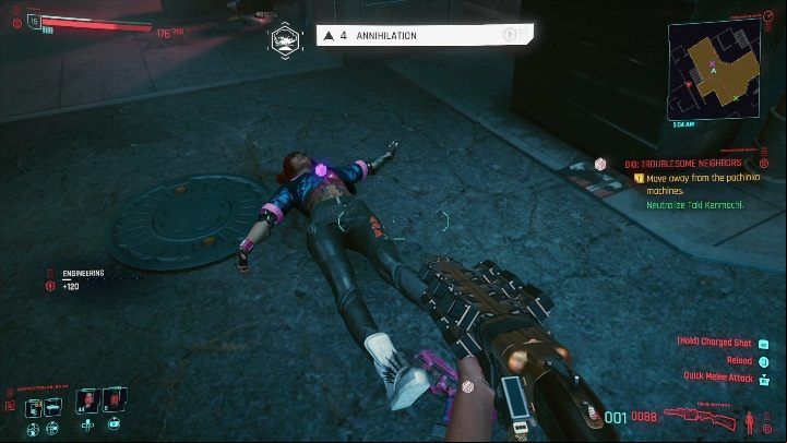 Objective: Taki Kenmochi, dead or alive - Cyberpunk 2077: Gun for Hire, Watson - gigs walkthrough, list - Watson - Cyberpunk 2077 Guide