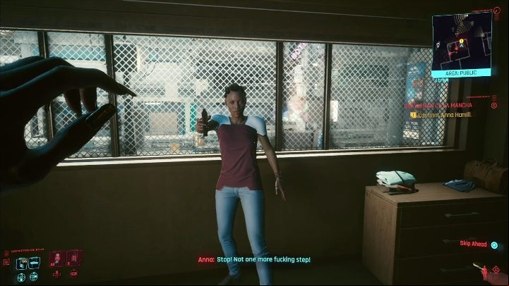 Objective: Anna Hamill, dead or alive - Cyberpunk 2077: Gun for Hire, Watson - gigs walkthrough, list - Watson - Cyberpunk 2077 Guide