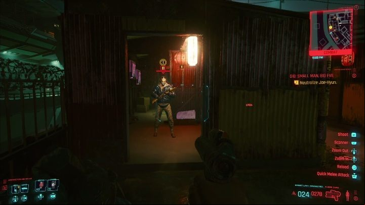 Walkthrough: your task is to get to the building where Jae-Hyun is hiding - Cyberpunk 2077: Gun for Hire, Watson - gigs walkthrough, list - Watson - Cyberpunk 2077 Guide