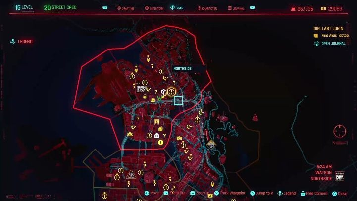 1 - Cyberpunk 2077: Thievery, Watson - gigs walkthrough, list - Watson - Cyberpunk 2077 Guide
