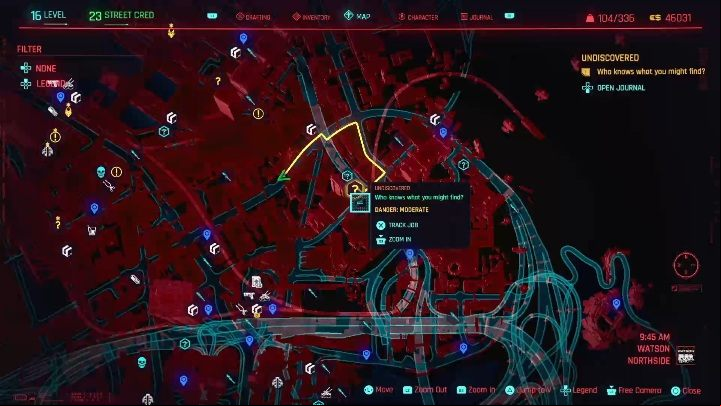 Location: central part of Watson, Northside - Cyberpunk 2077: Thievery, Watson - gigs walkthrough, list - Watson - Cyberpunk 2077 Guide