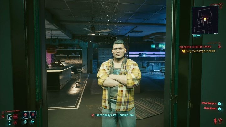 Walkthrough: your task is to get to the building and then to the computer - Cyberpunk 2077: Thievery, Watson - gigs walkthrough, list - Watson - Cyberpunk 2077 Guide