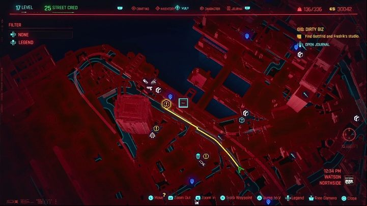 Location: central part of Watson, Northside - Cyberpunk 2077: Thievery, Watson - gigs walkthrough, list - Watson - Cyberpunk 2077 Guide