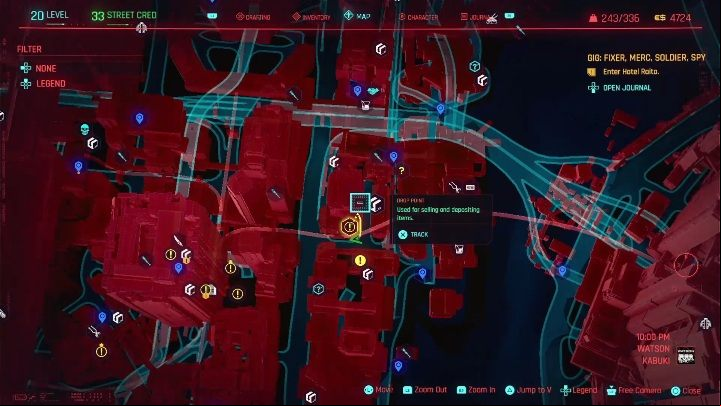 Location: south-eastern part of Watson, Kabuki - Cyberpunk 2077: Thievery, Watson - gigs walkthrough, list - Watson - Cyberpunk 2077 Guide
