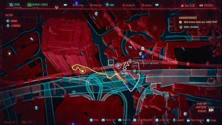 Location: central part of Watson, Northside - Cyberpunk 2077: Agent Saboteur, Watson - gigs walkthrough, list - Watson - Cyberpunk 2077 Guide