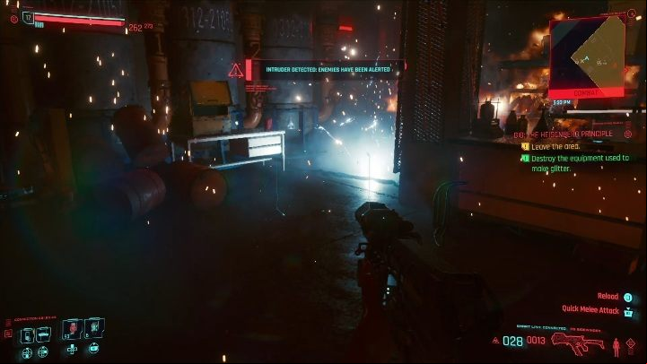 Objective: destruction of elements in the laboratory - Cyberpunk 2077: Agent Saboteur, Watson - gigs walkthrough, list - Watson - Cyberpunk 2077 Guide