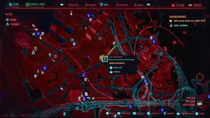 Location: central part of Watson, Northside - Cyberpunk 2077: SOS: Merc Needed, Watson - gigs walkthrough, list - Watson - Cyberpunk 2077 Guide