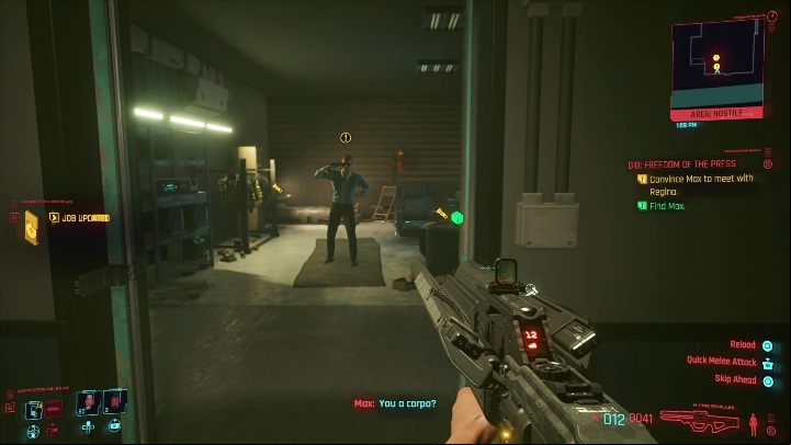 Walkthrough: your task is to get the man out of the building - Cyberpunk 2077: SOS: Merc Needed, Watson - gigs walkthrough, list - Watson - Cyberpunk 2077 Guide