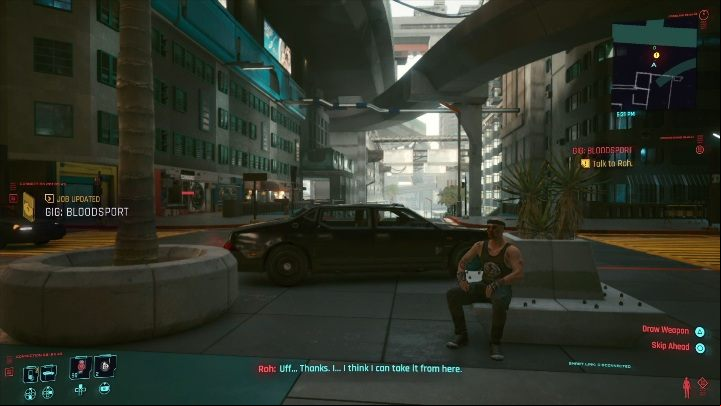 Walkthrough: your task is to get to the basement of the building - Cyberpunk 2077: SOS: Merc Needed, Watson - gigs walkthrough, list - Watson - Cyberpunk 2077 Guide