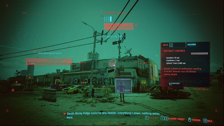 It is time to get down to business and find something that can be used for an ambush - Cyberpunk 2077: Ghost Town walkthrough - Act 2 - Cyberpunk 2077 Guide
