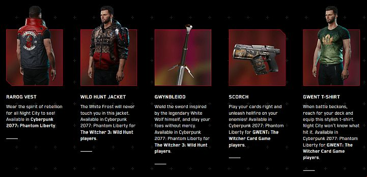 With the premiere of Phantom Liberty expansion for Cyberpunk 2077 CDPR provided some free in-game rewards to claim in the form of unique items - Cyberpunk Phantom Liberty: How to claim free items from the Phantom Liberty DLC? - New content - Cyberpunk 2077 Guide