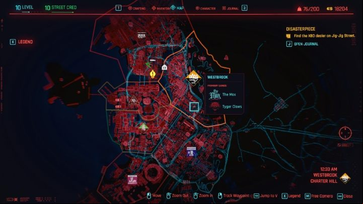 The world in the game has been divided into seven different regions - Cyberpunk 2077: Exploration - Basics - Cyberpunk 2077 Guide