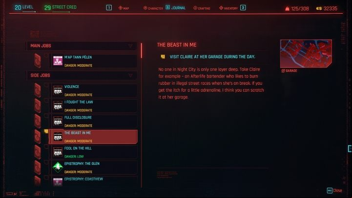 Another vehicle-related element is optional races - Cyberpunk 2077: Vehicles and garage - Basics - Cyberpunk 2077 Guide