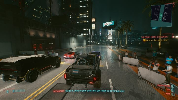 Each race is about reaching the finish line as quickly as possible and ing control points - Cyberpunk 2077: Vehicles and garage - Basics - Cyberpunk 2077 Guide