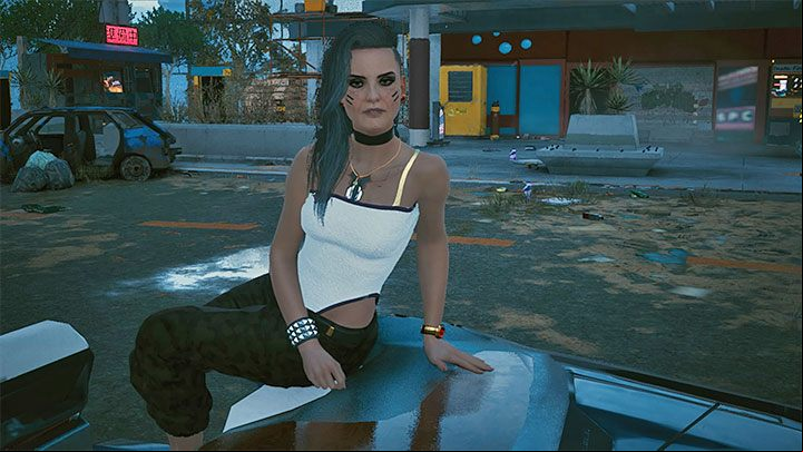 A hot kissing scene with Rogue will start playing - Cyberpunk 2077: Rogue Amendiares - romance/sex - Romances - Cyberpunk 2077 Guide
