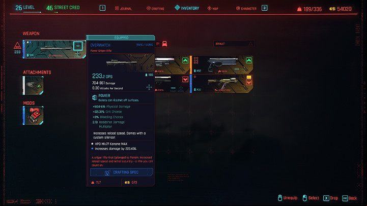 While playing Cyberpunk 2077 you will find a whole bunch of clothes, but you should pay special attention to the items with a bonus to the critical hit chance, as well as to critical damage - Cyberpunk 2077: Netrunner best build - Builds - Cyberpunk 2077 Guide