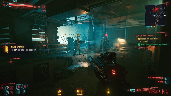 In the mission, Search and Destroy, V and Takemura try to drag Hanako to their side, but the conversation is interrupted by the invasion of the elite Arasaki unit - Cyberpunk 2077: Goro Takemura - companion - Companions - Cyberpunk 2077 Guide