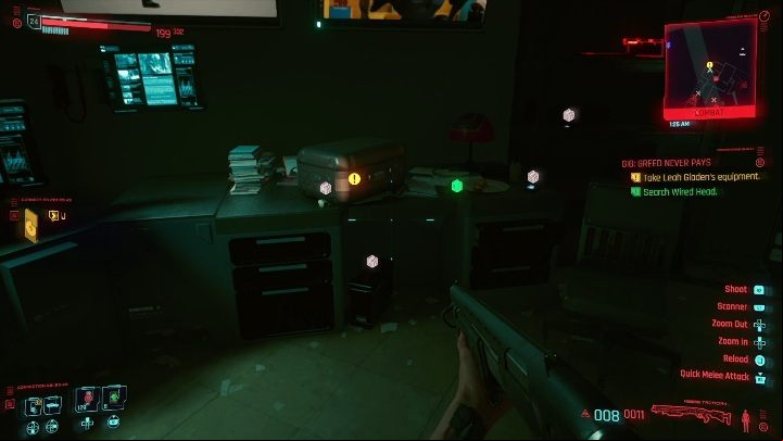 Objective: cracker from a suitcase - Cyberpunk 2077: Search & Recover, Westbrook - gigs, walkthrough, map - Westbrook - Cyberpunk 2077 Guide