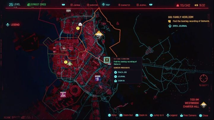 4 - Cyberpunk 2077: Search & Recover, Westbrook - gigs, walkthrough, map - Westbrook - Cyberpunk 2077 Guide