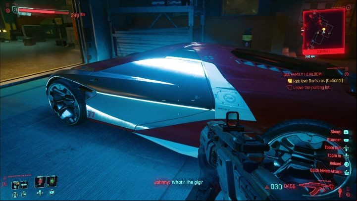 Walkthrough: Your task is to get into the garage and empty the cabinet where the recording is - Cyberpunk 2077: Search & Recover, Westbrook - gigs, walkthrough, map - Westbrook - Cyberpunk 2077 Guide