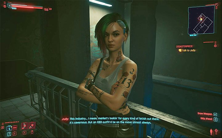 Judy appears only in specific missions - Cyberpunk 2077: Judy Alvarez - companion - Companions - Cyberpunk 2077 Guide
