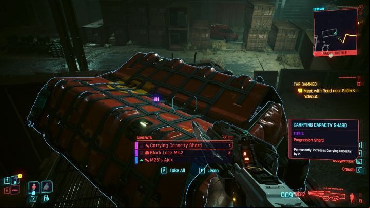 The container can hold unique and valuable items - Cyberpunk Phantom Liberty: What does the red smoke in Dogtown mean? - FAQ - Cyberpunk 2077 Guide