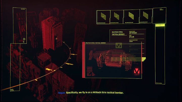 Take the shard and turn it on so that Rogue can quickly show you the action plan - Cyberpunk 2077: For Whom the Bell Tolls - walkthrough - Act 3 - Cyberpunk 2077 Guide
