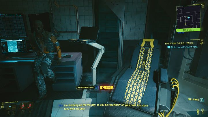 Go to the back and talk to Nix - Cyberpunk 2077: For Whom the Bell Tolls - walkthrough - Act 3 - Cyberpunk 2077 Guide