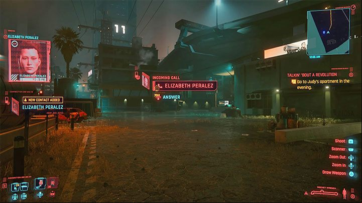 How to begin the quest: To start this quest, Elizabeth Peralez must call V - Cyberpunk 2077: I Fought the Law (River) walkthrough - Exploration - Cyberpunk 2077 Guide