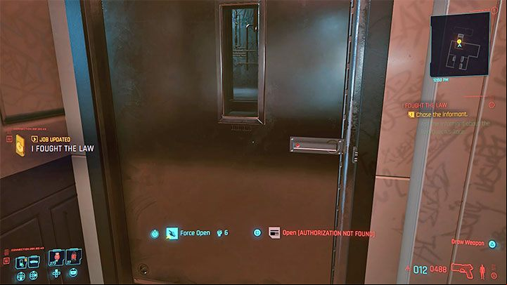 The informant (CI) working for Ward is in the Corpo Plaza sub-district of City Center - Cyberpunk 2077: I Fought the Law (River) walkthrough - Exploration - Cyberpunk 2077 Guide