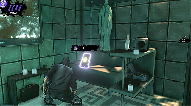 Head over to your right, avoiding the main part of the security room for the time being - Atlantis - security office - Chapter 3 - DARK - Game Guide and Walkthrough