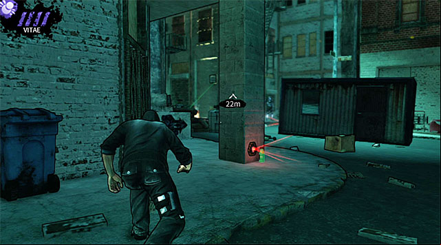 Sooner or later you will have to start moving closer to the exit from the second backyard (MUCH sooner if you didnt attack anyone) and its located to the left of where youve started - The Hole - second backyard - Chapter 4 - DARK - Game Guide and Walkthrough