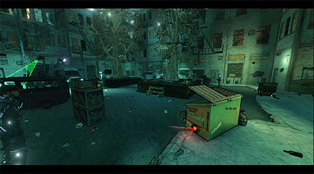A view of the first courtyard - The Hole - first courtyard - Chapter 4 - DARK - Game Guide and Walkthrough