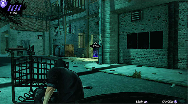 The exit from the second courtyard is seen on the screen above and you can head over there after securing this entire location or after teleporting yourself to the side alley (this means youll leave the final two armored hunters alone) - The Hole - second courtyard - Chapter 4 - DARK - Game Guide and Walkthrough