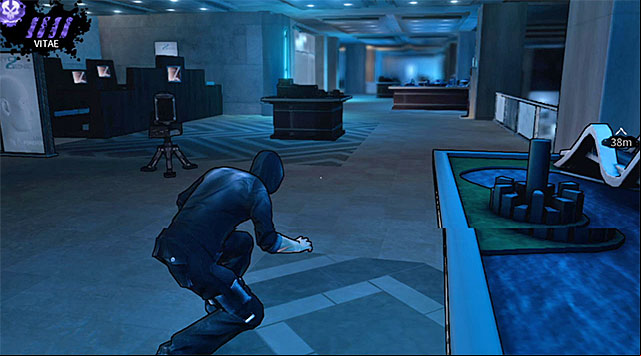 A generator and a security camera - Cryogenic - lobby (after hunters arrival) - Chapter 5 - DARK - Game Guide and Walkthrough